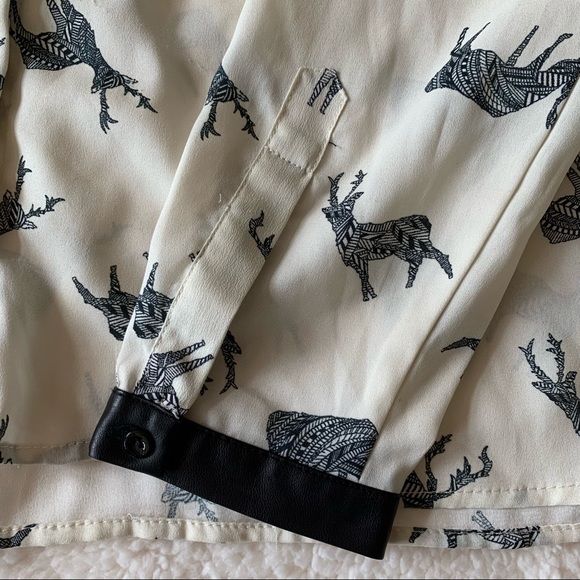 Abstract Deer Button Down - Picture 3 of 3